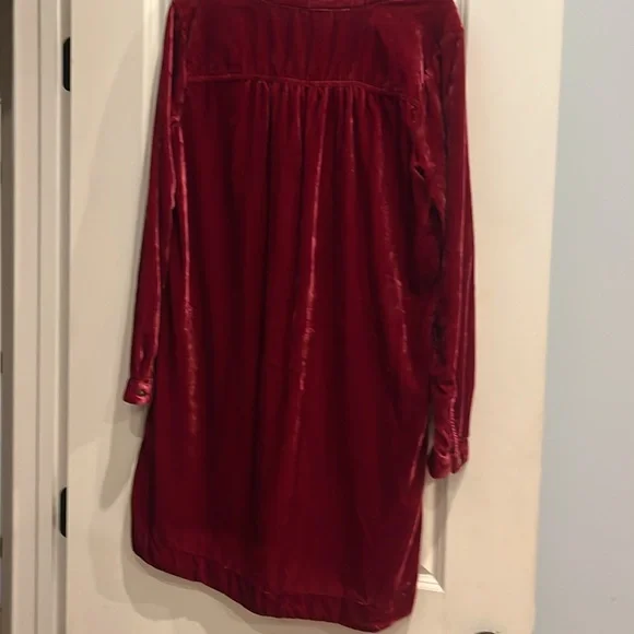 New Anthropologie Melody Velvet Tunic Dress - Picture 10 of 16